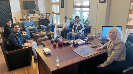 Kupa Dekanımıza Teslim Edildi.